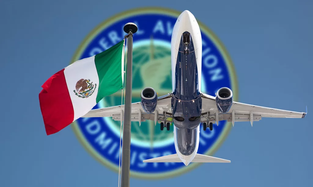 La FAA regresa a México a la categoría 1 en seguridad aérea