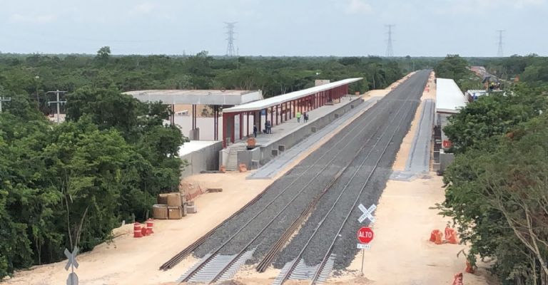 Tren Maya: Tramo 1 Palenque- Escárcega tiene avance del 81.8%