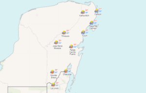 Clima para hoy en Cancún y Quintana Roo: Lluvias fuertes con puntuales muy fuertes