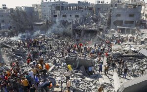 20 dias de bombardeos en Gaza suman casi 3 mil muertes de ninos 1