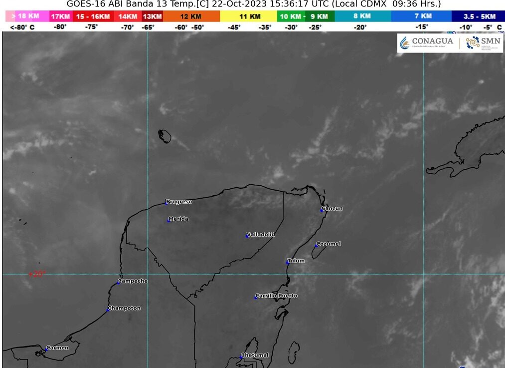 Clima para hoy en Cancún y Quintana Roo: Cielo nublado sin lluvia en la región