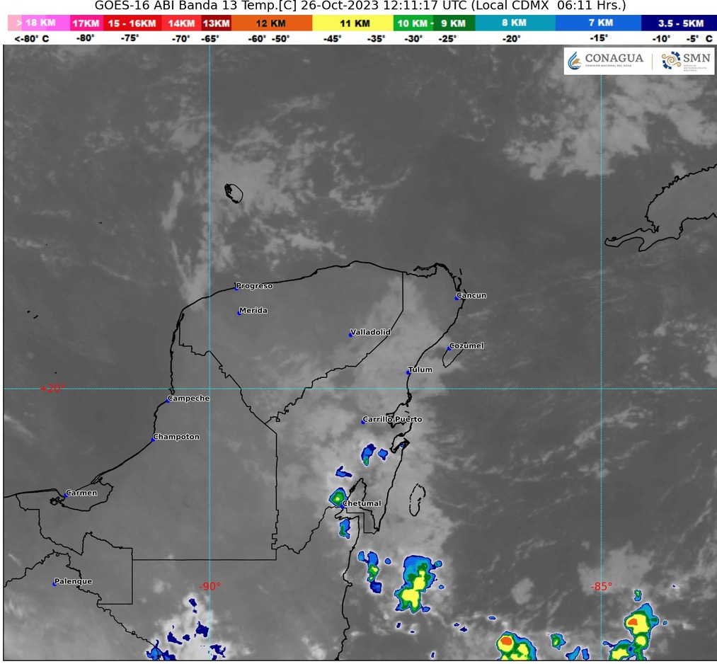 Clima para hoy en Cancún y Quintana Roo: Intervalos de chubascos