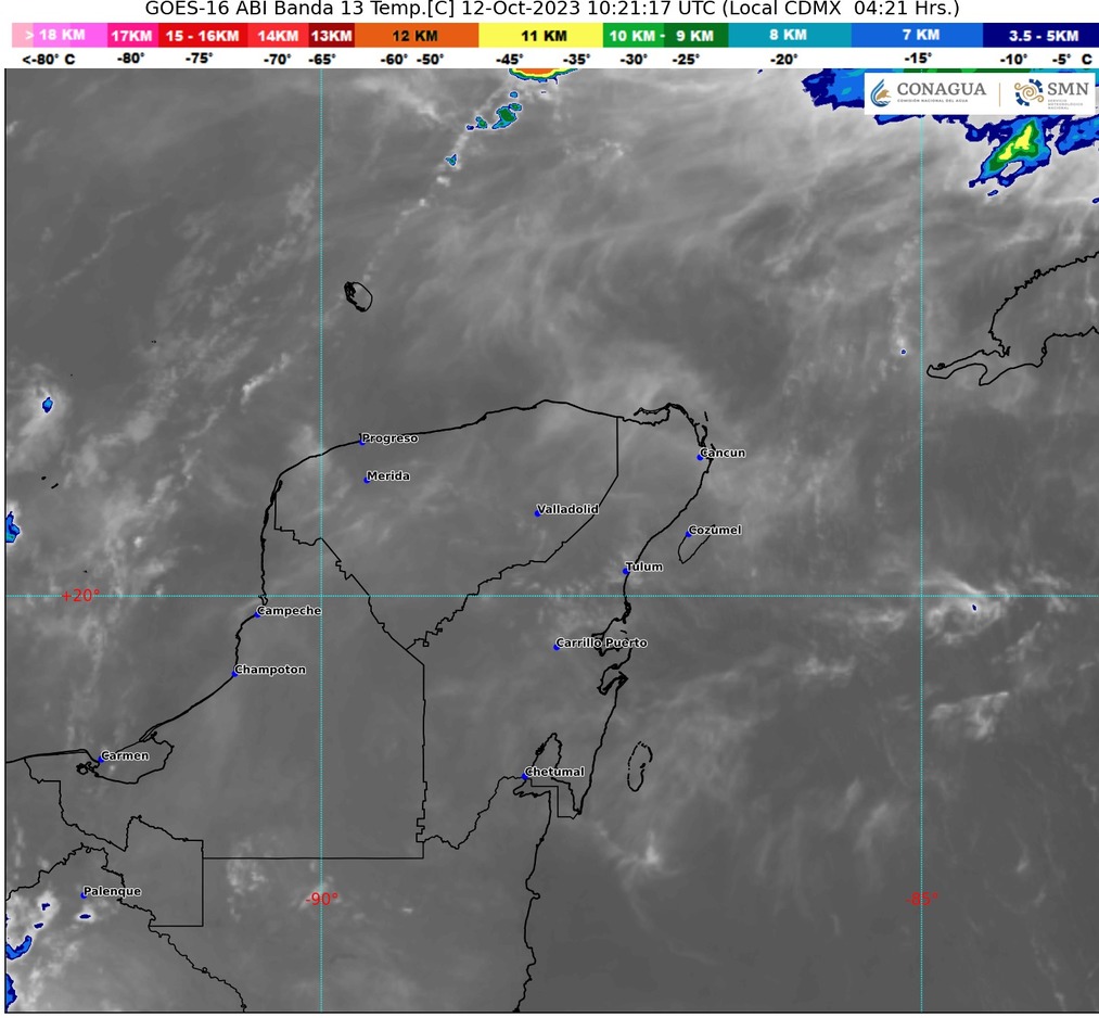 Clima para hoy en Cancún y Quintana Roo: Caluroso con probabilidad de chubascos