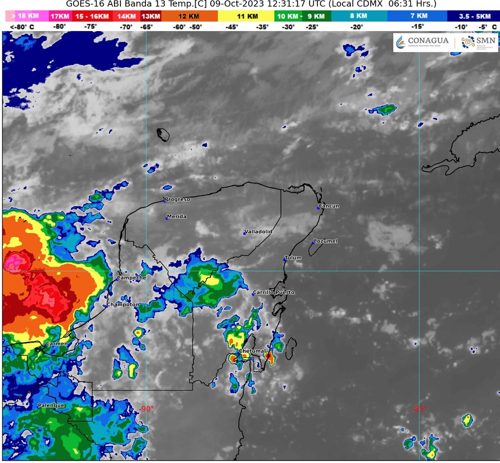 Clima para hoy en Cancún y Quintana Roo: Ambiente caluroso con lluvias