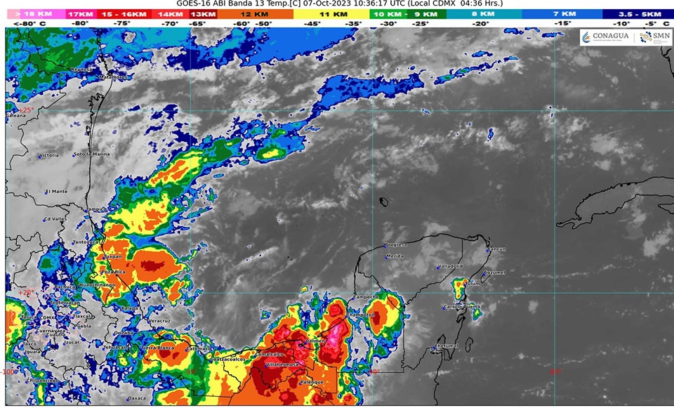 Clima para hoy en Cancún y Quintana Roo: nublado con posibles lluvias fuertes