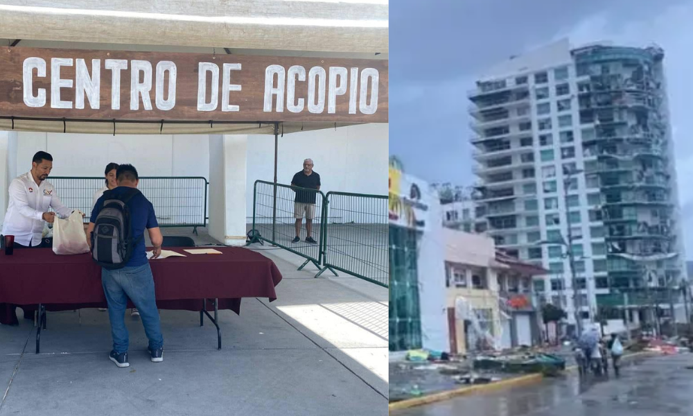 Luego del paso de “Otis” por Acapulco, abren en Cancún centros de acopio