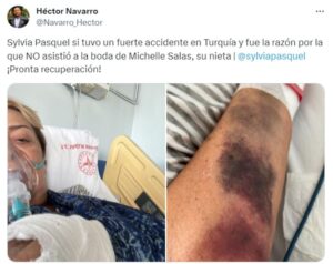 Sylvia Pasquel no fue a la boda de Michelle Salas por ser hospitalizada por increible razon