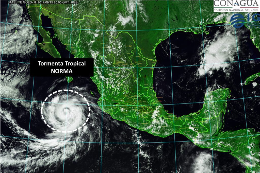 Tormenta Tropical Norma: Estados en México que tendrían afectaciones