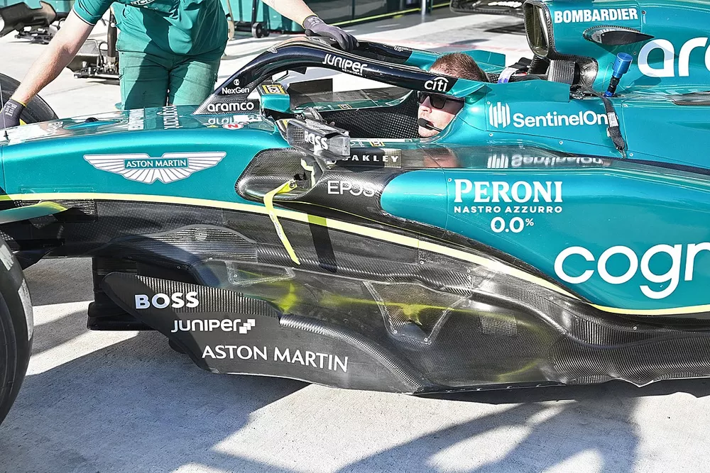 Aston Martin F1, corre el riesgo y tendrá un suelo nuevo en Austin