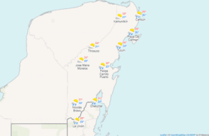 Clima para hoy en Cancún y Quintana Roo: Lluvias puntuales fuertes