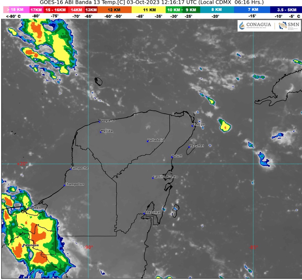 Clima para hoy en Cancún y Quintana Roo: Nublado con lluvias