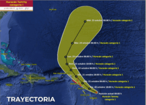 Tammy se convierte en huracán categoría 1: ¿Afectará a Quintana Roo?