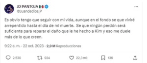 Juan de Dios Pantoja admite infidelidad a Kimberly Loaiza ¿Arrepentido?