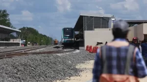 "AMLO supervisa avances del Tren Maya y anuncia Inauguración"