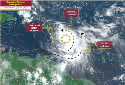 Tammy se convierte en huracán categoría 1: ¿Afectará a Quintana Roo?