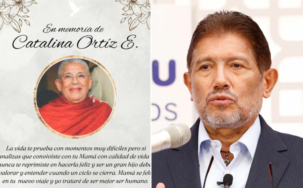 Juan Osorio y su pareja despiden a la madre del productor tras su muerte