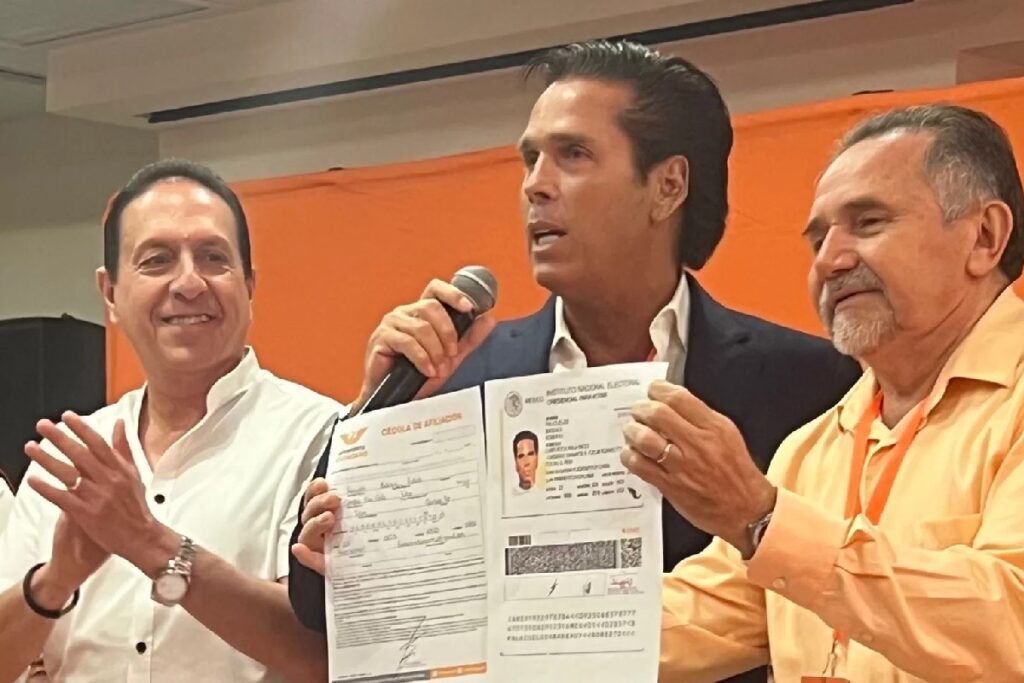 Roberto Palazuelos se afilia a Movimiento Ciudadano