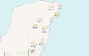 Clima para hoy en Cancún y Quintana Roo: Intervalos de chubascos