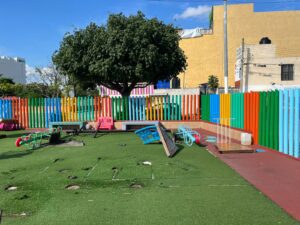 Retiran juegos infantiles del parque Las Palapas; iniciarán trabajos de remodelación 