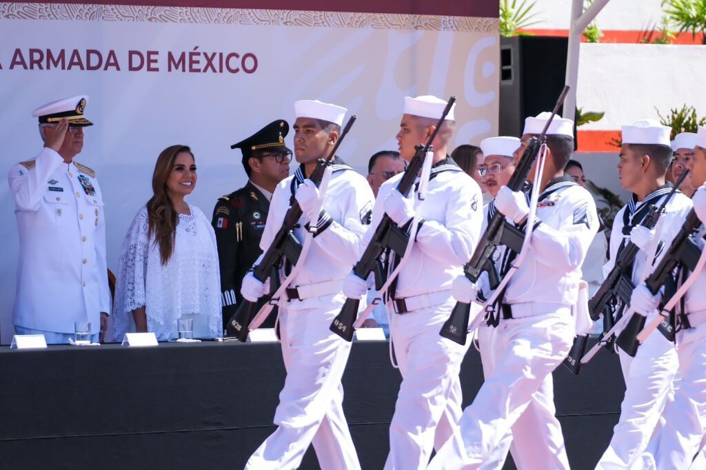 Celebran Día de la Marina Armada de México en Quintana Roo