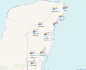 Clima para hoy en Cancún y Quintana Roo: Lluvias puntuales intensas 