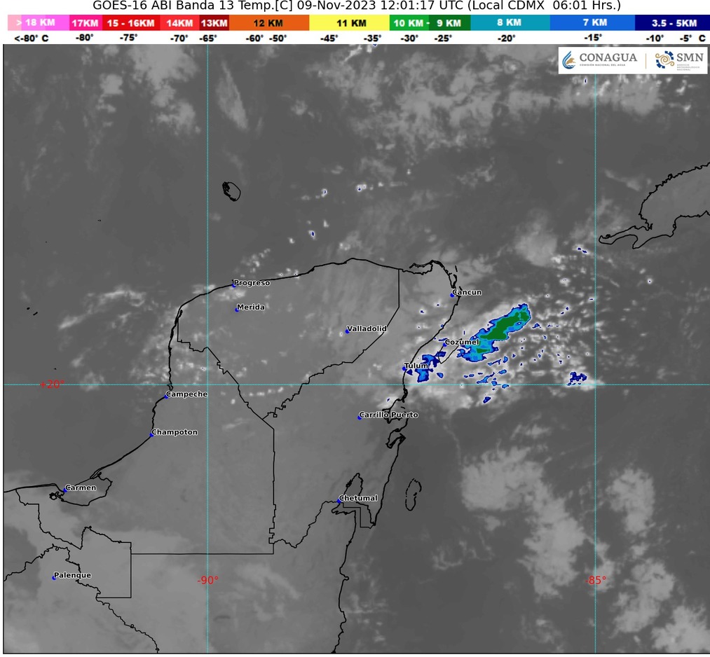 Clima para hoy en Cancún y Quintana Roo: Intervalos de chubascos