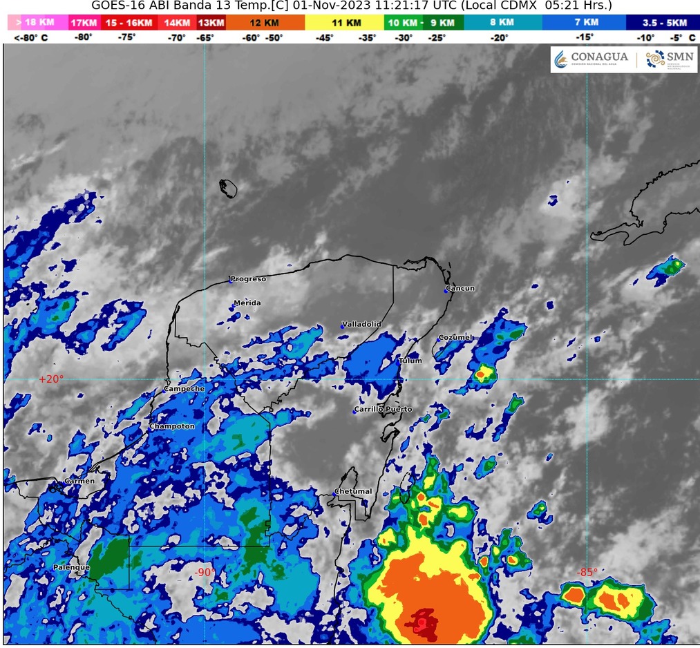 Clima para hoy en Cancún y Quintana Roo: Lluvias fuertes