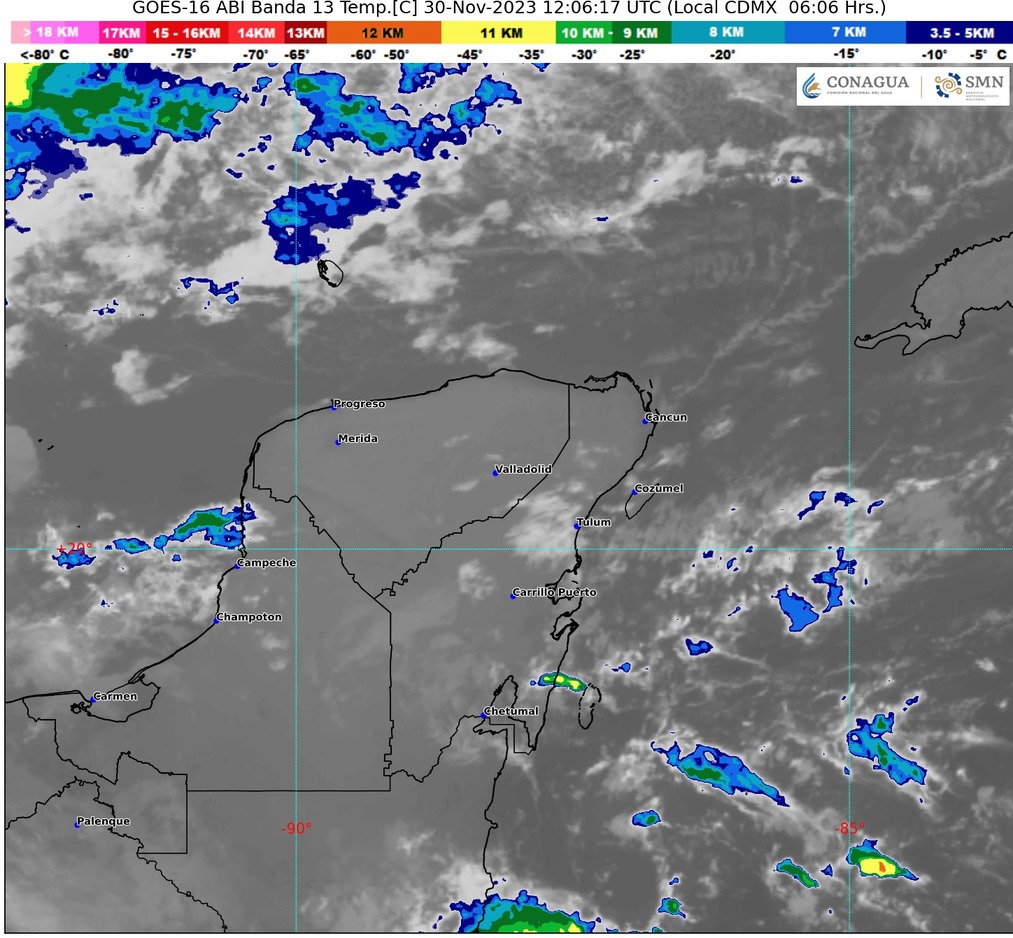 Clima para hoy en Cancún y Quintana Roo: Probabilidad de lluvias