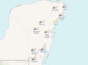 Clima para hoy en Cancún y Quintana Roo: Lluvias puntuales 