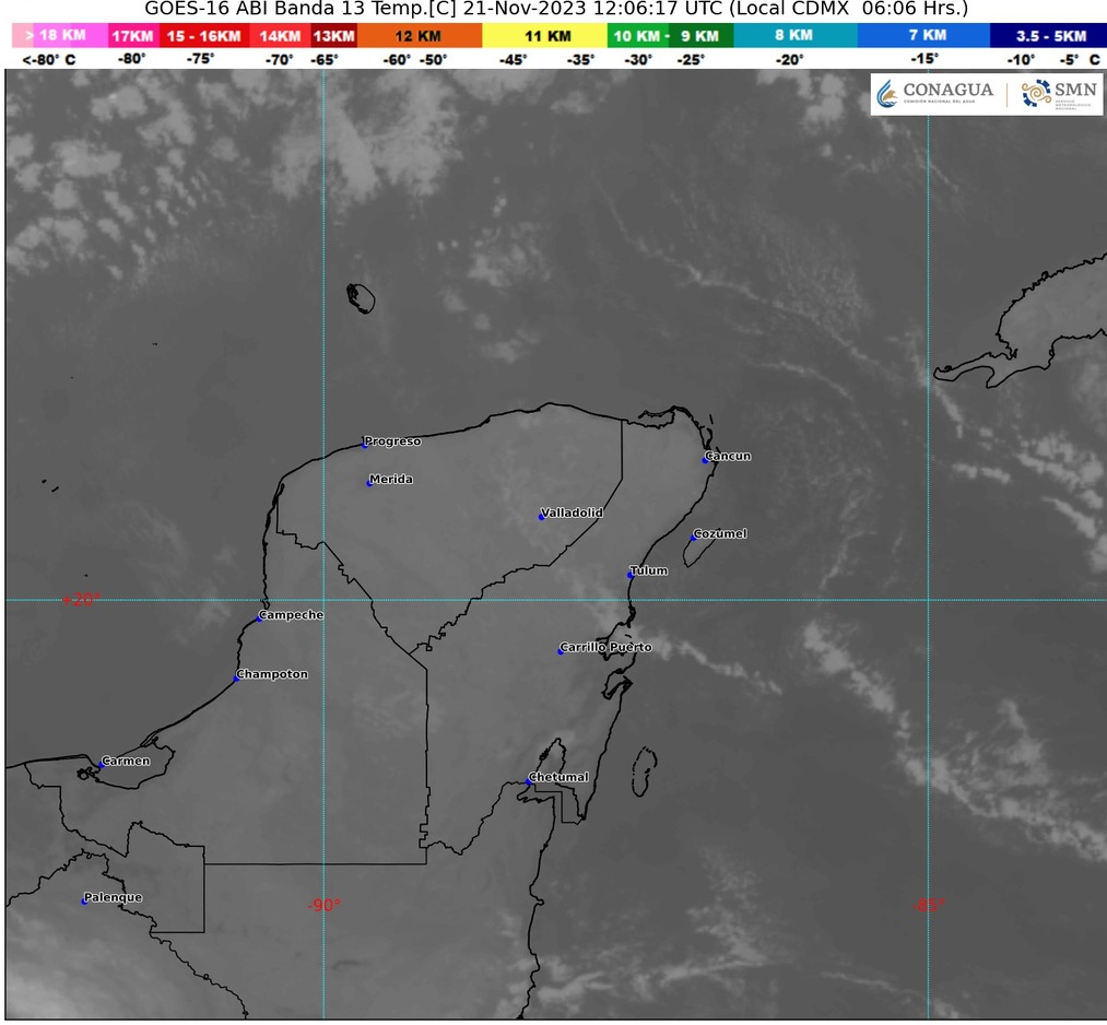 Clima para hoy en Cancún y Quintana Roo: Medio nublado con posibles chubascos