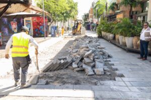 Inicia reparación de calles en la 5ta Avenida de Solidaridad