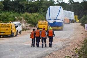 Segundo convoy del Tren Maya ya está en cochera de Cancún