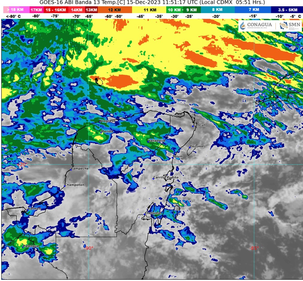 Clima para hoy en Cancún y Quintana Roo: Lluvias fuertes