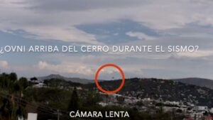 Captan OVNI en pleno sismo en Puebla VIDEO