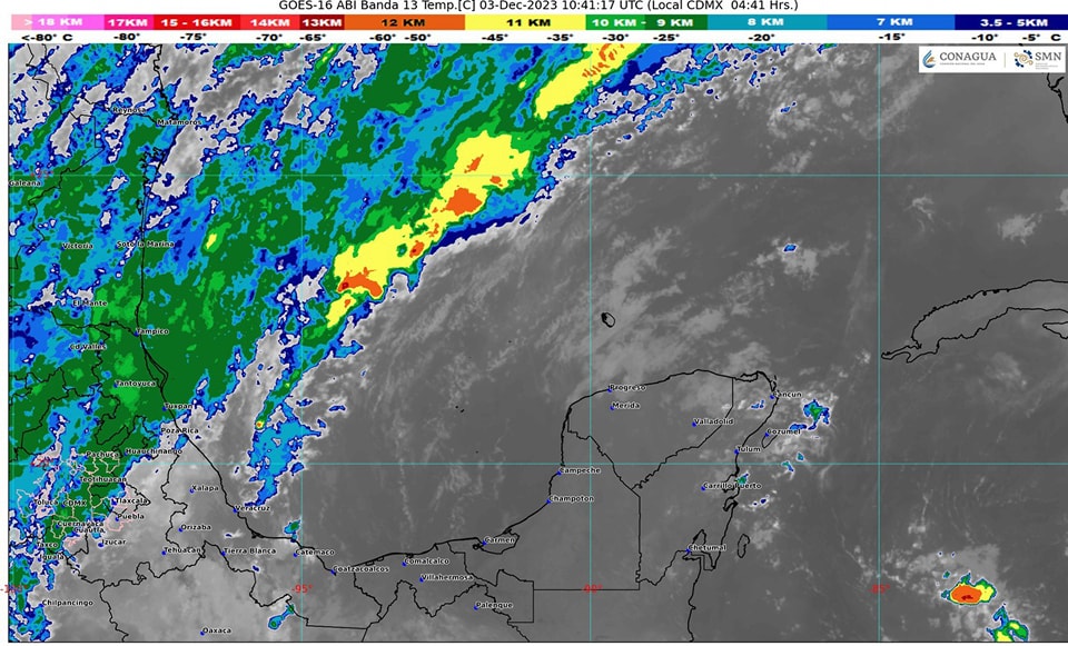 Clima para hoy en Cancún y Quintana Roo parcialmente nublado y lluvias (1)