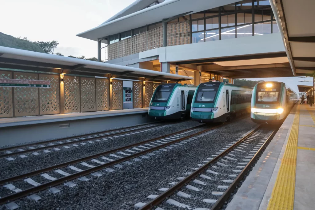 Estaciones del primer recorrido del Tren Maya