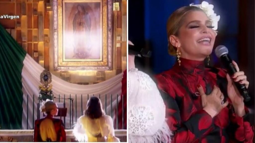 Itati Cantoral le vuelve a cantar a la Virgen de Guadalupe (VIDEO)