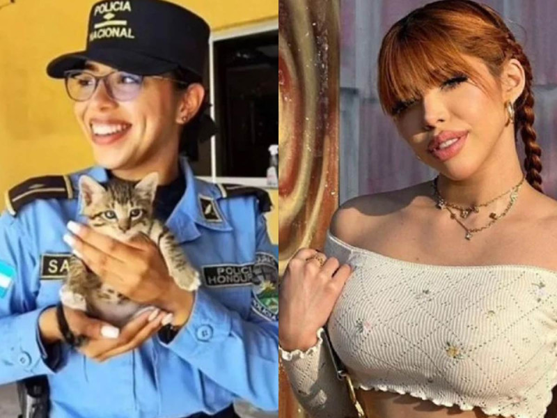 Policía de Honduras es viral por parecido con Yeri Mua