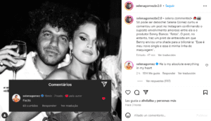 Selena Gomez confirma romance con Benny Blanco 1