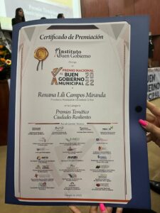 Gobierno de Solidaridad recibe premio por mejor desempeño en Quintana Roo