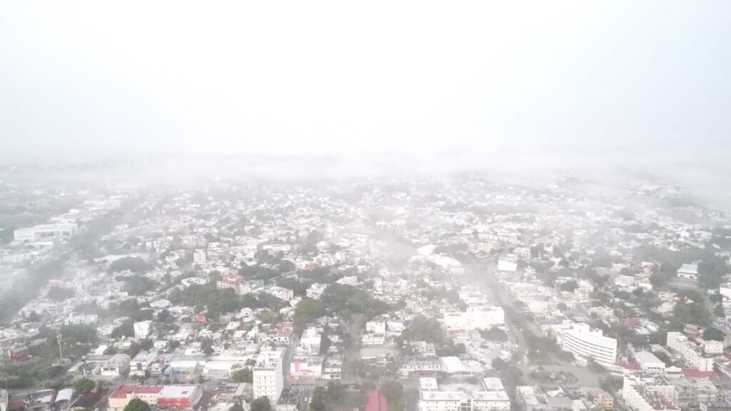 Cancún amanece con neblina; al menos 6 vuelos fueron afectados (FOTOS)