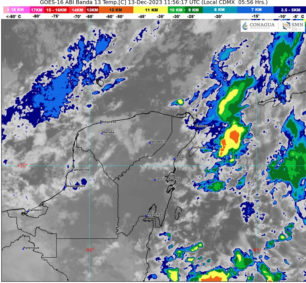 Clima para hoy en Cancún y Quintana Roo: Lluvias puntuales fuertes