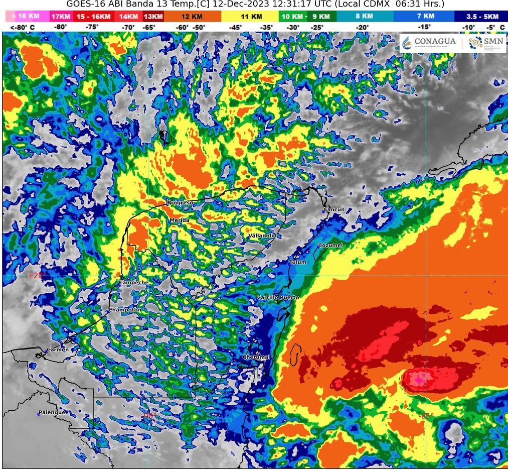 Clima para hoy en Cancún y Quintana Roo: Lluvias intensas