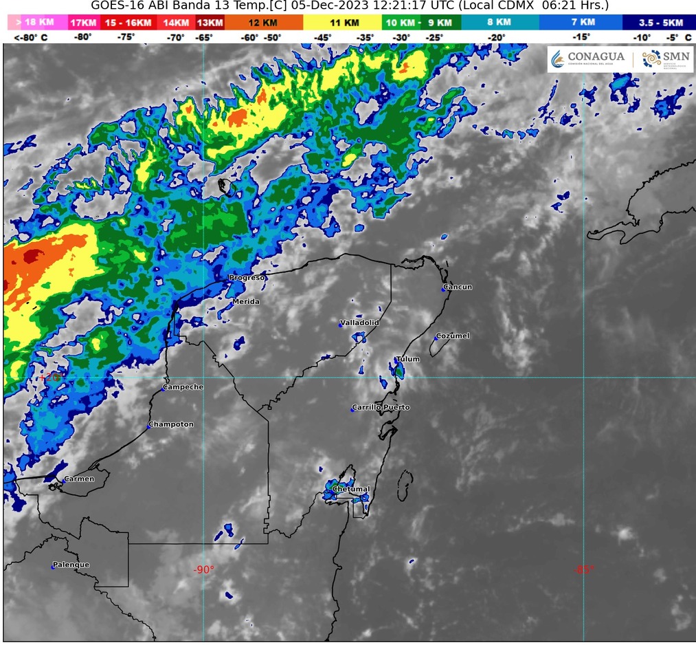 Clima para hoy en Cancún y Quintana Roo: Lluvias puntuales fuertes