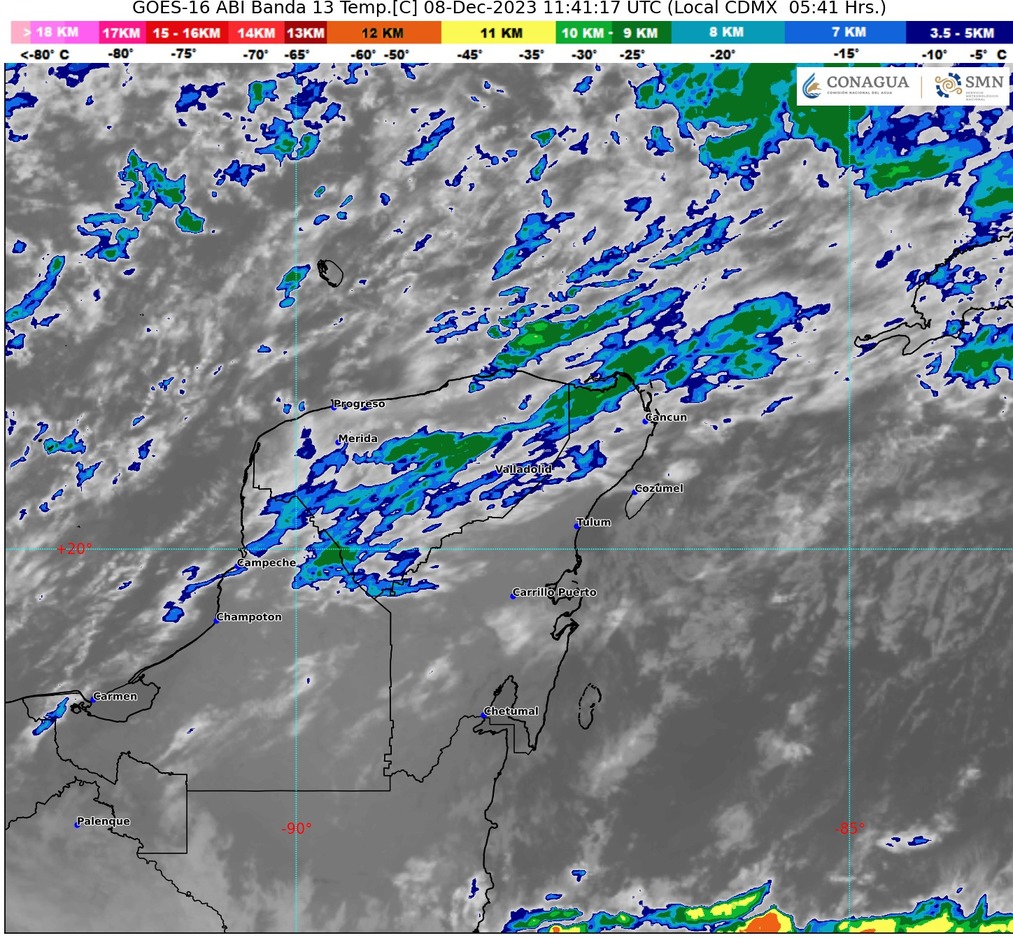 Clima para hoy en Cancún y Quintana Roo: Intervalos de chubascos