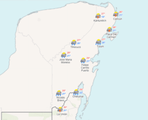 Clima para hoy en Cancún y Quintana Roo: Lluvias muy fuertes 