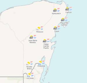 Clima para hoy en Cancún y Quintana Roo: Lluvias aisladas 