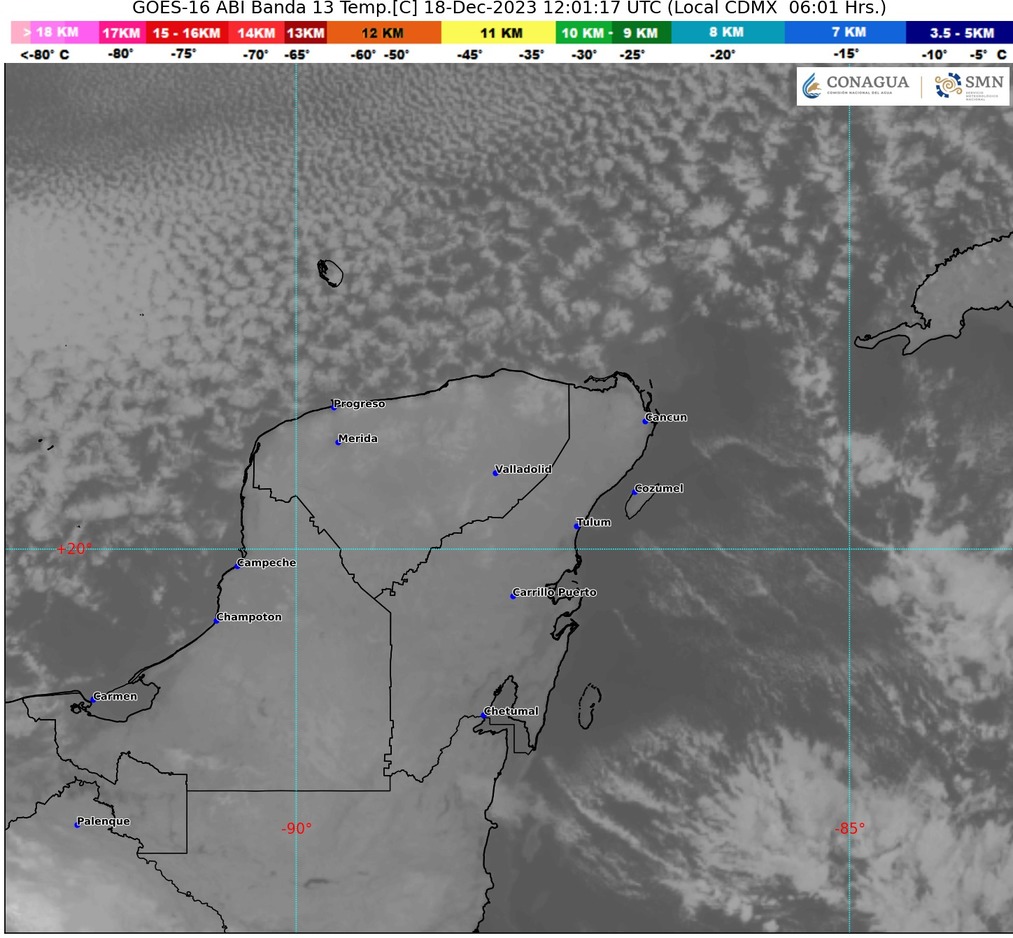 Clima para hoy en Cancún y Quintana Roo: Ambiente fresco y nublado