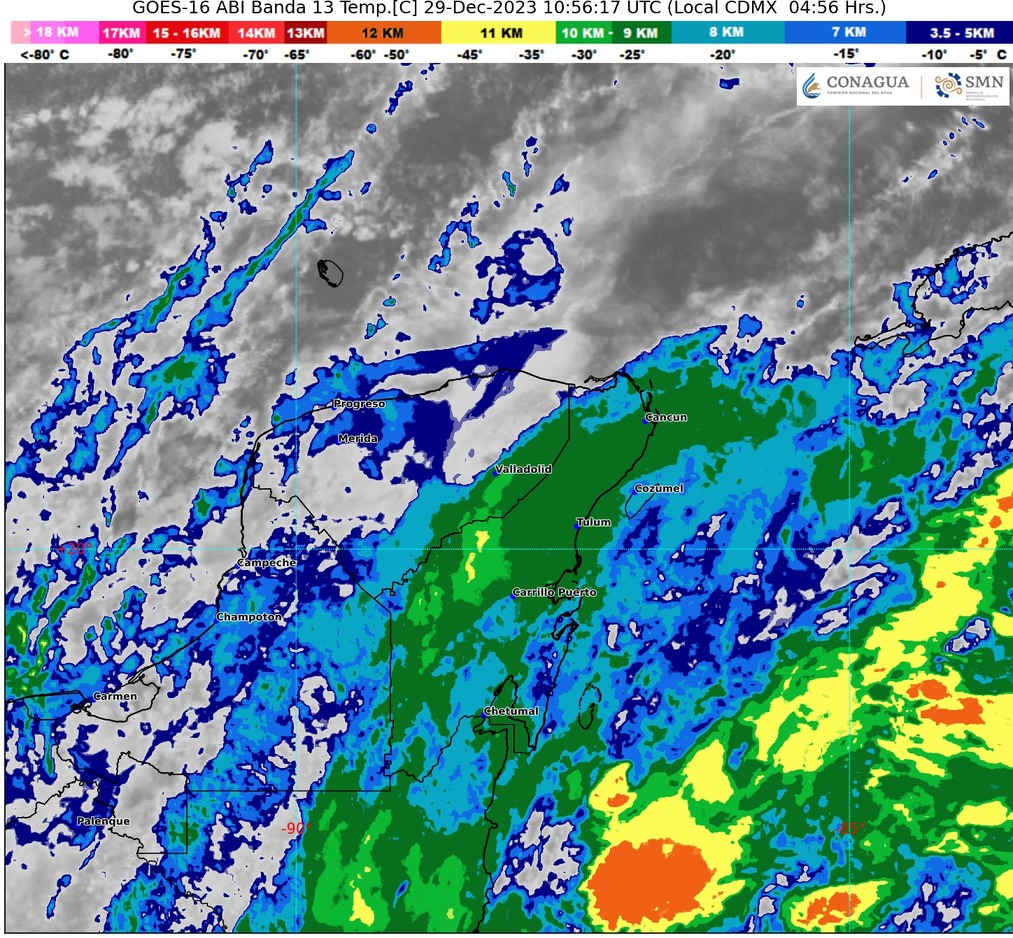 Clima para hoy en Cancún y Quintana Roo: Lluvias puntuales intensas