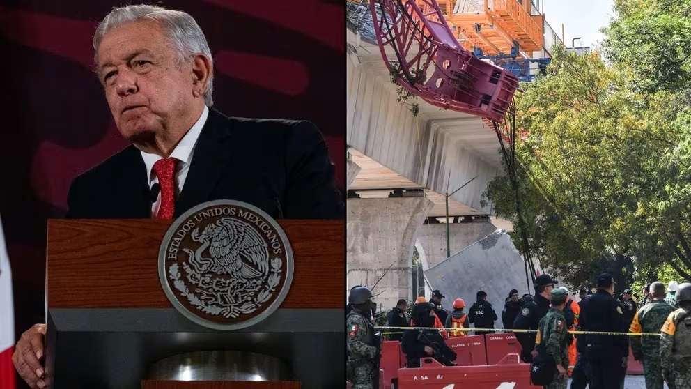 AMLO arremete contra opositores por criticar colapso en Tren Interurbano